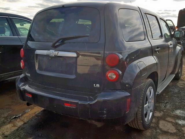 3GNDA13D37S612190 - 2007 CHEVROLET HHR LS Negro foto 4