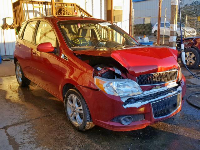 KL1TD6DEXAB115549 - 2010 CHEVROLET AVEO LS RED photo 1