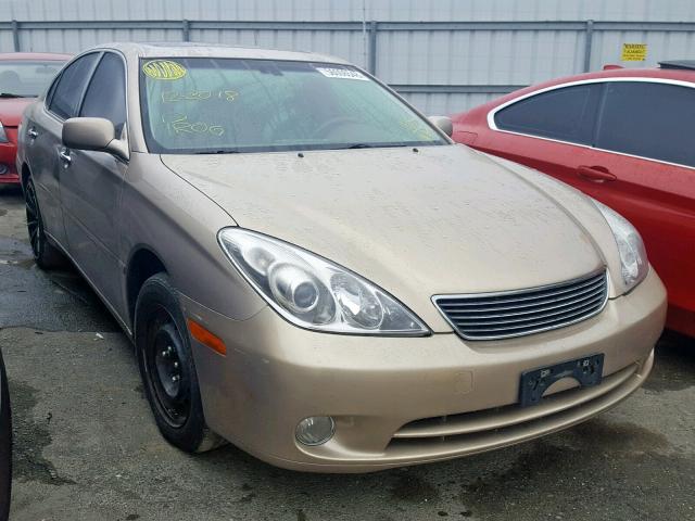 JTHBA30G155090241 - 2005 LEXUS ES 330 GOLD photo 1