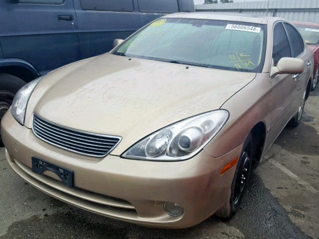 JTHBA30G155090241 - 2005 LEXUS ES 330 GOLD photo 2