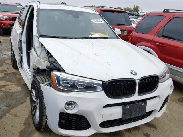 5UXWX7C58F0K34870 - 2015 BMW X3 XDRIVE3 WHITE photo 1