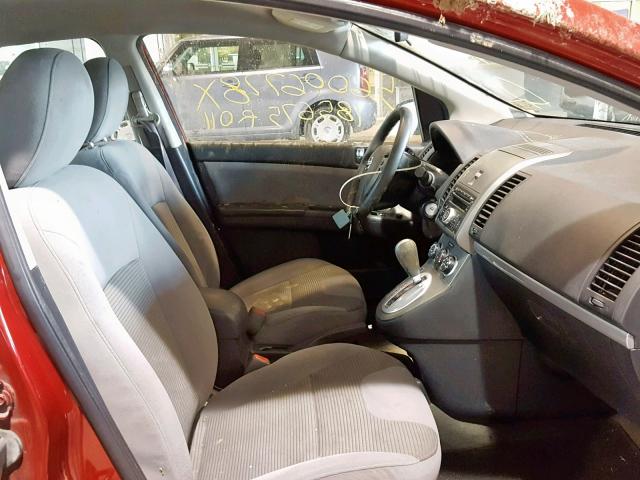 3N1AB6AP5CL701561 - 2012 NISSAN SENTRA 2.0 RED photo 5