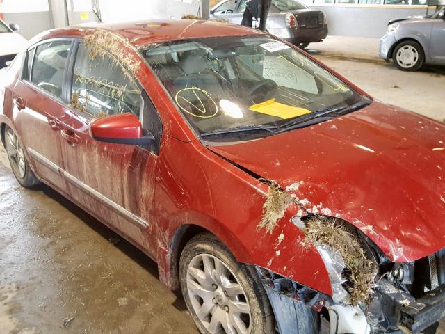 3N1AB6AP5CL701561 - 2012 NISSAN SENTRA 2.0 RED photo 9