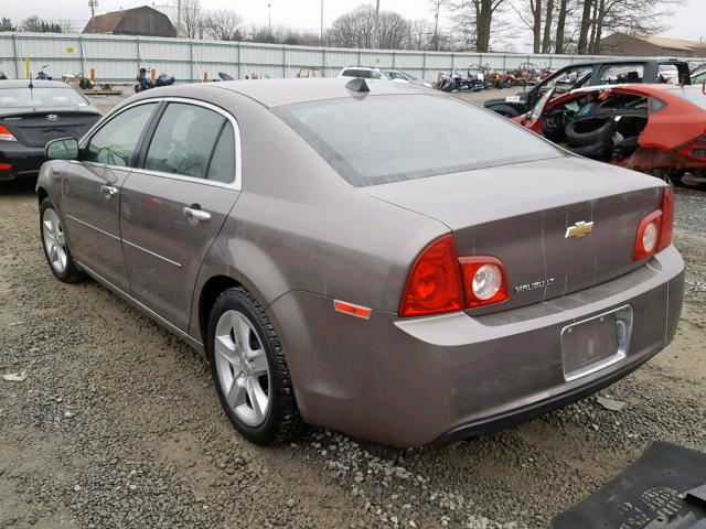 1G1ZC5E0XCF242051 - 2012 CHEVROLET MALIBU 1LT GRAY photo 3