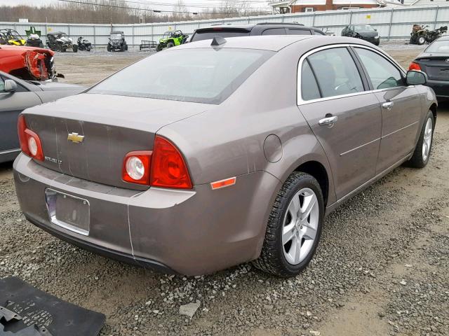 1G1ZC5E0XCF242051 - 2012 CHEVROLET MALIBU 1LT GRAY photo 4