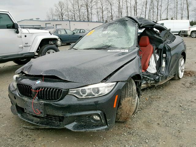 WBA3V7C5XFP772713 - 2015 BMW 428 I BLACK photo 2