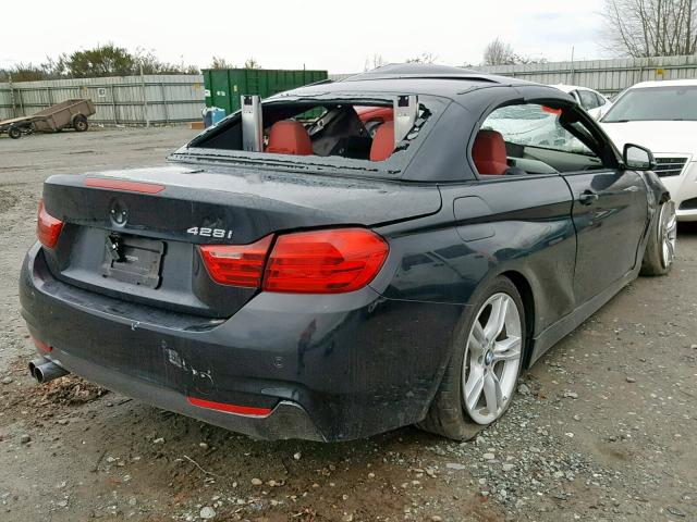 WBA3V7C5XFP772713 - 2015 BMW 428 I BLACK photo 4