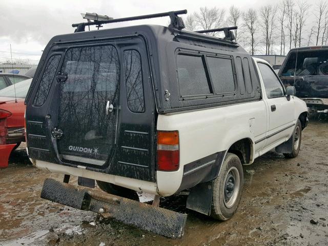 JT4RN81A0M5120081 - 1991 TOYOTA PICKUP 1/2 WHITE photo 4