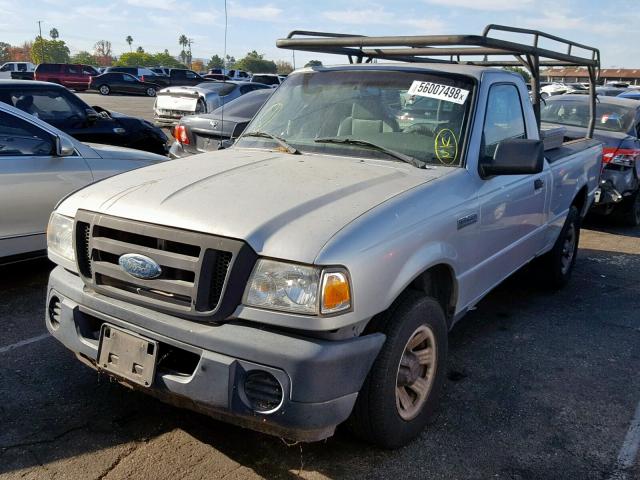 1FTYR10D28PA63895 - 2008 FORD RANGER SILVER photo 2