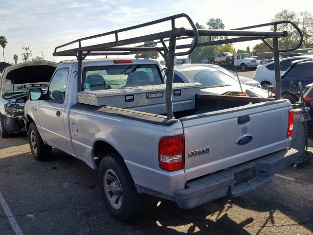 1FTYR10D28PA63895 - 2008 FORD RANGER SILVER photo 3