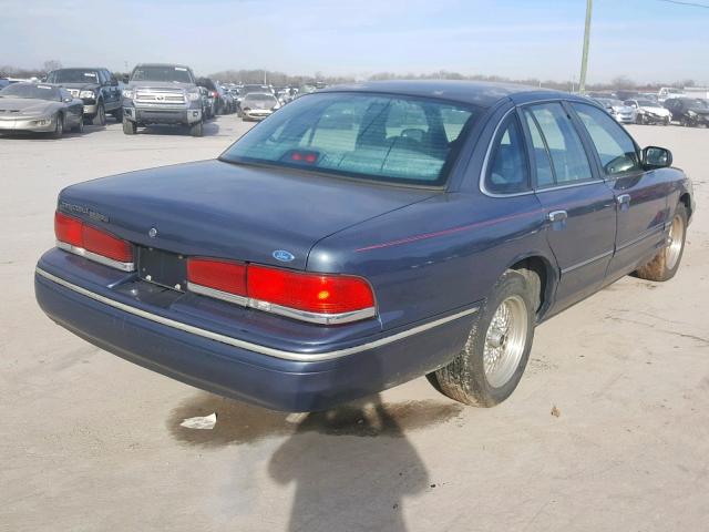 2FALP74WXTX206888 - 1996 FORD CROWN VICT BLUE photo 4