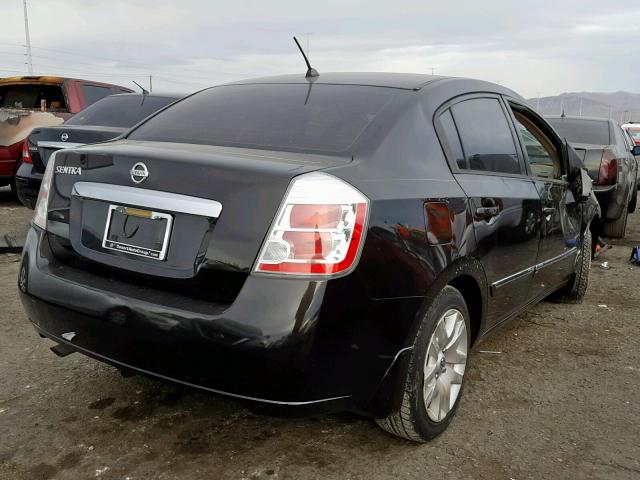 3N1AB6AP7AL618193 - 2010 NISSAN SENTRA 2.0 BLACK photo 4