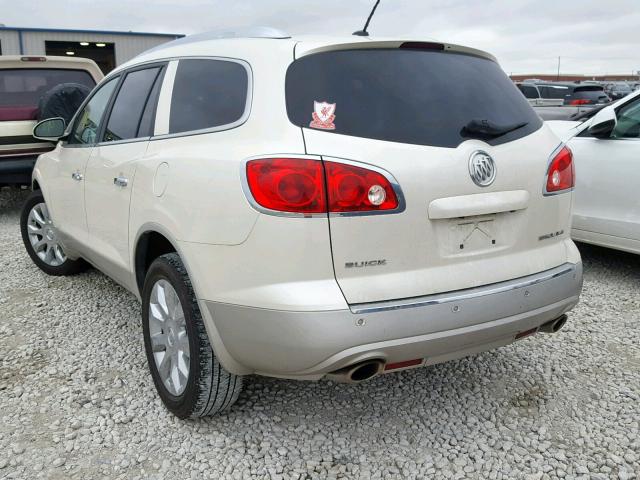 5GAKRDED9CJ121515 - 2012 BUICK ENCLAVE WHITE photo 3