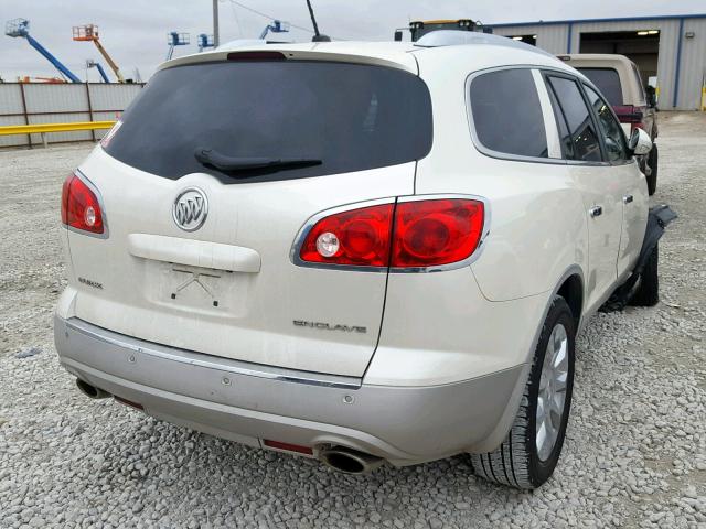 5GAKRDED9CJ121515 - 2012 BUICK ENCLAVE WHITE photo 4