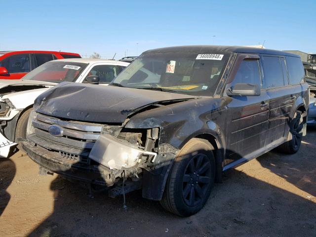 2FMDK51C99BA70573 - 2009 FORD FLEX SE BLACK photo 2