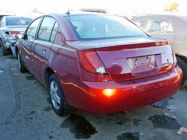 1G8AJ55F36Z116481 - 2006 SATURN ION LEVEL RED photo 3