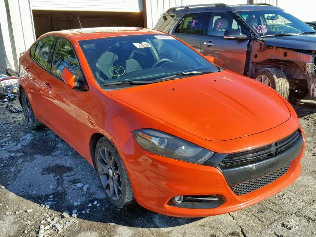 1C3CDFBB0FD268278 - 2015 DODGE DART SXT ORANGE photo 1