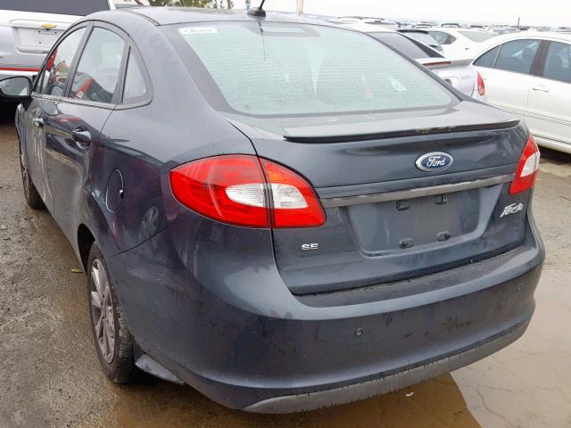 3FADP4BJ7BM234216 - 2011 FORD FIESTA SE GRAY photo 3