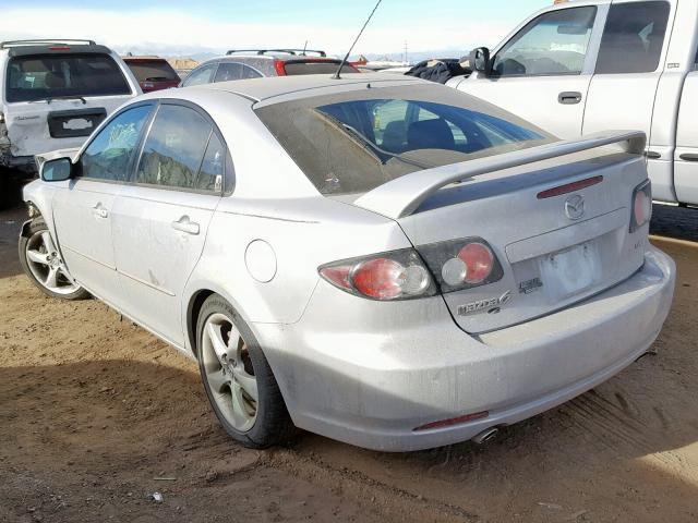 1YVHP84D665M47769 - 2006 MAZDA 6 S SILVER photo 3