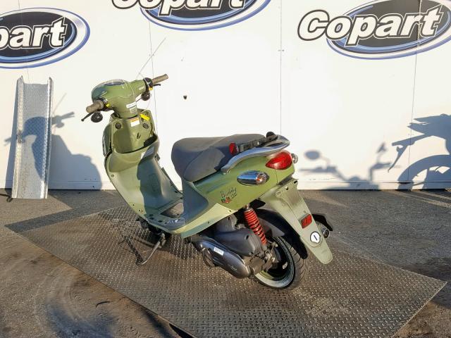 RFVPAC90XG1003353 - 2016 GENUINE SCOOTER CO. BUDDY 170I GREEN photo 3