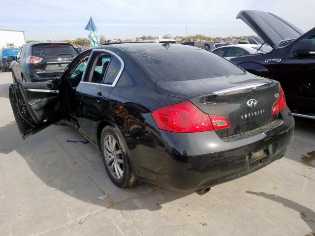 JNKCV61E89M308498 - 2009 INFINITI G37 BASE  photo 3