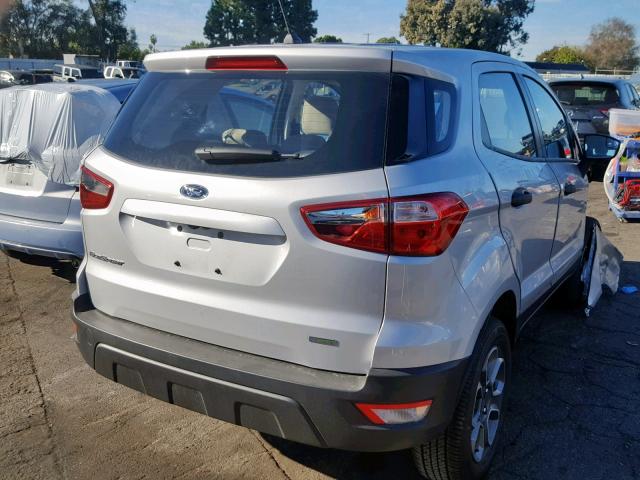 MAJ3P1REXJC221916 - 2018 FORD ECOSPORT S SILVER photo 3