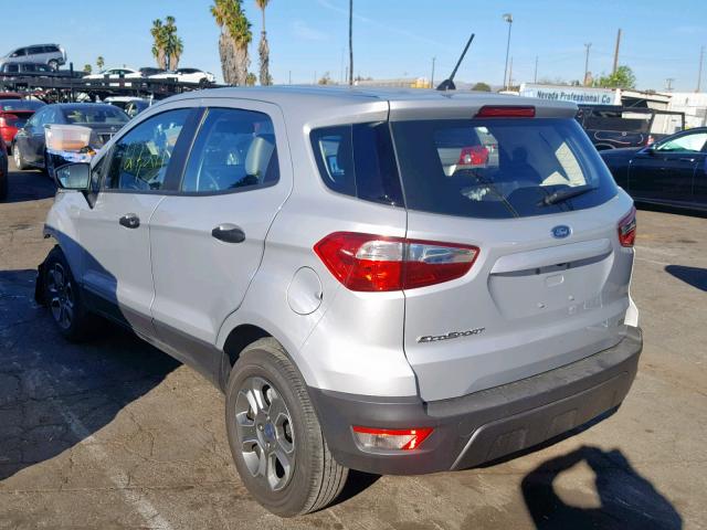 MAJ3P1REXJC221916 - 2018 FORD ECOSPORT S SILVER photo 4