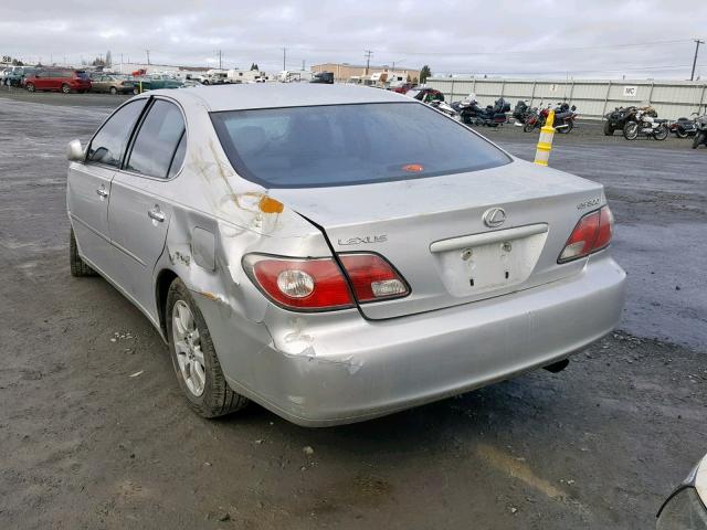 JTHBF30G920079997 - 2002 LEXUS ES 300 SILVER photo 3