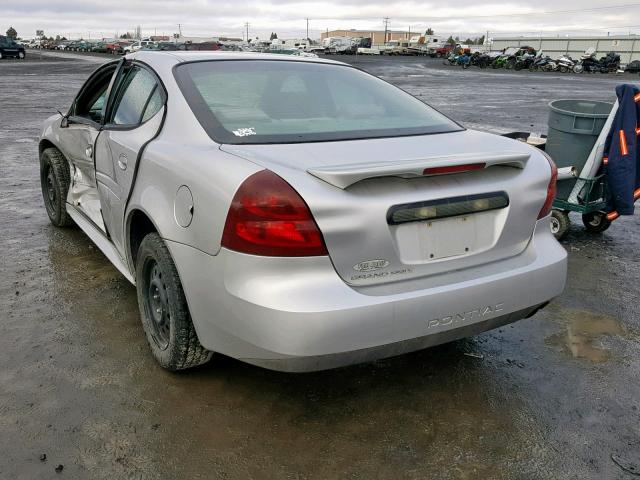 2G2WP522551150428 - 2005 PONTIAC GRAND PRIX SILVER photo 3