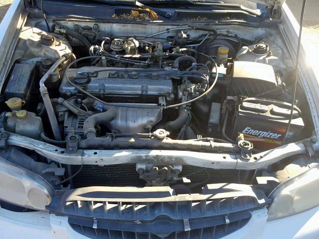 1N4DL01D61C122667 - 2001 NISSAN ALTIMA XE WHITE photo 7