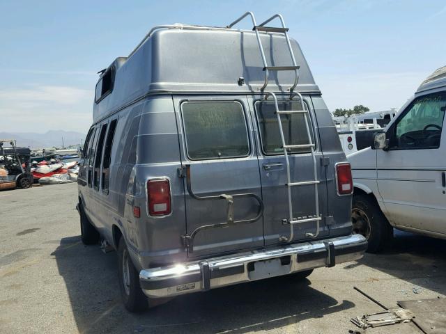 2B6HB21YXLK738456 - 1990 DODGE RAM VAN B2 GRAY photo 3