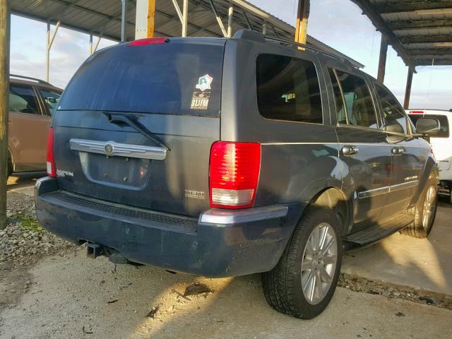 1A8HX58287F523896 - 2007 CHRYSLER ASPEN LIMI BLUE photo 4