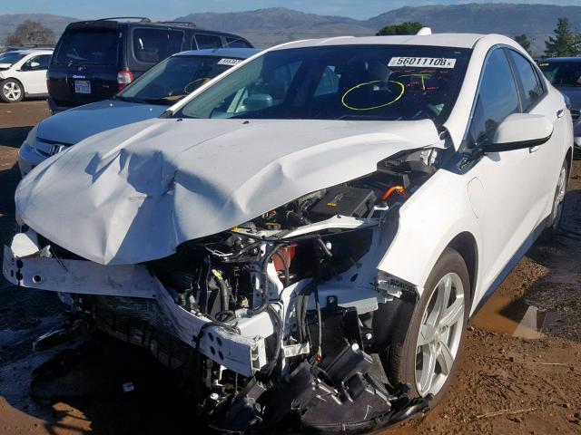 1G1RC6S56JU147288 - 2018 CHEVROLET VOLT LT WHITE photo 2