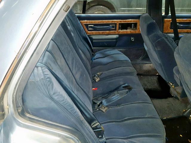 1G4HR54C8MH436141 - 1991 BUICK LESABRE LI BLUE photo 6