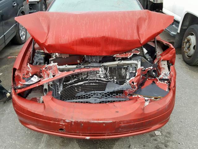 1FAFP55U81G262278 - 2001 FORD TAURUS SES RED photo 7