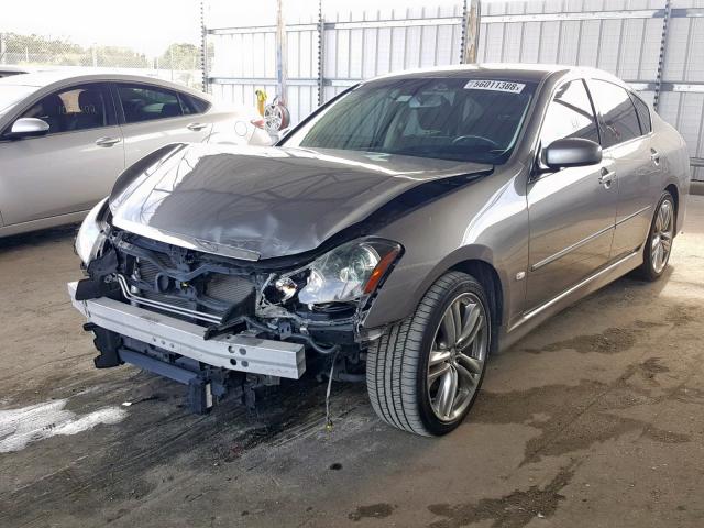 JNKAY01E78M602257 - 2008 INFINITI M35 BASE GRAY photo 2