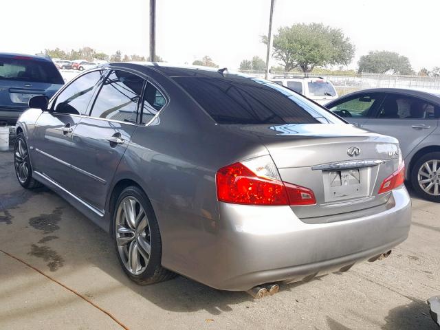 JNKAY01E78M602257 - 2008 INFINITI M35 BASE GRAY photo 3