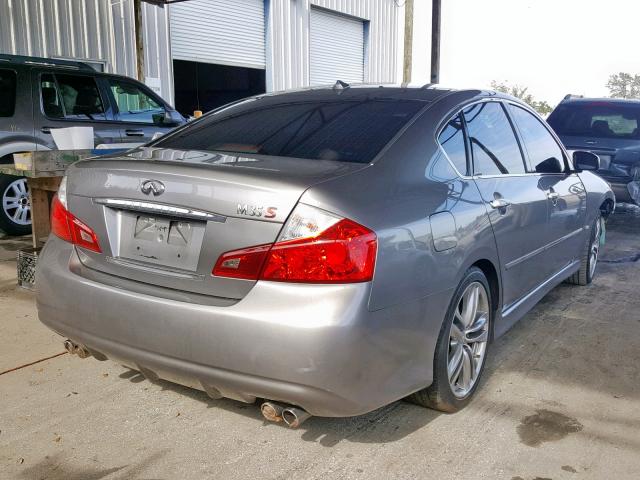 JNKAY01E78M602257 - 2008 INFINITI M35 BASE GRAY photo 4