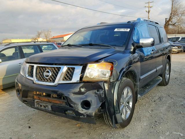 5N1BA0NE6BN600632 - 2011 NISSAN ARMADA PLA BLACK photo 2