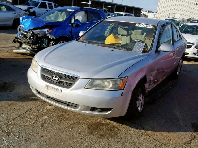 5NPET46C16H072715 - 2006 HYUNDAI SONATA GL SILVER photo 2