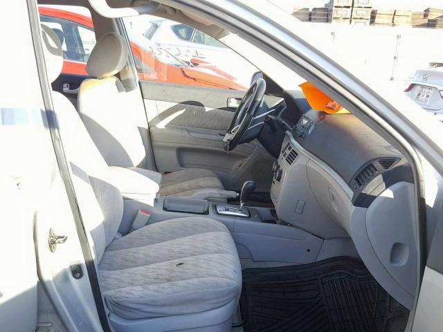 5NPET46C16H072715 - 2006 HYUNDAI SONATA GL SILVER photo 5