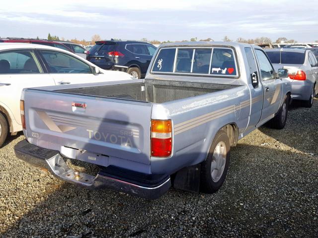 JT4VN93G2L5016485 - 1990 TOYOTA PICKUP 1/2 BLUE photo 4