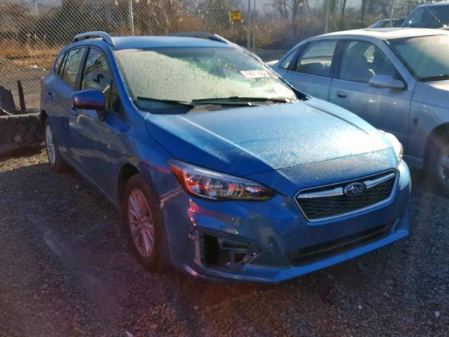 4S3GTAB65J3738292 - 2018 SUBARU IMPREZA PR BLUE photo 1