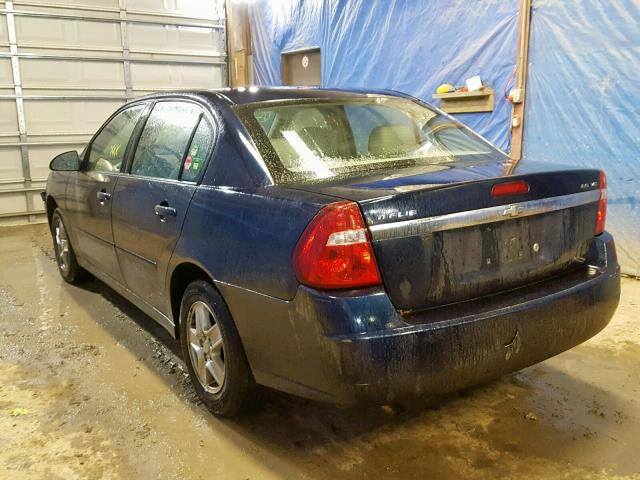 1G1ZT52835F254295 - 2005 CHEVROLET MALIBU LS 蓝色 照片 3