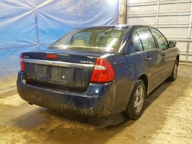 1G1ZT52835F254295 - 2005 CHEVROLET MALIBU LS 蓝色 照片 4