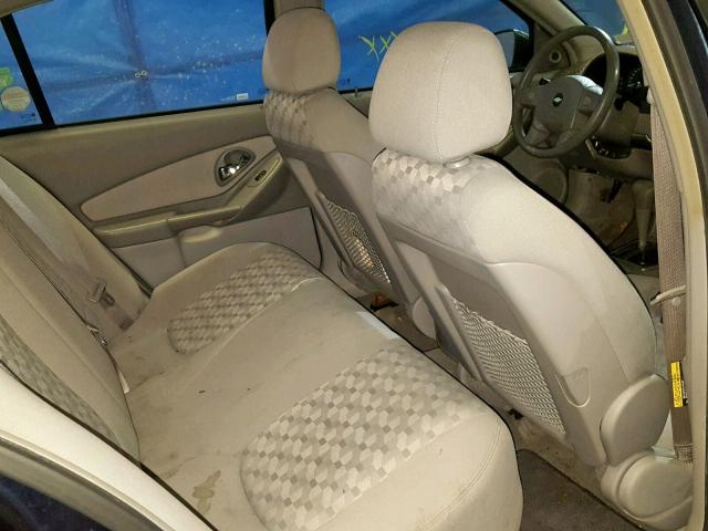 1G1ZT52835F254295 - 2005 CHEVROLET MALIBU LS 蓝色 照片 6