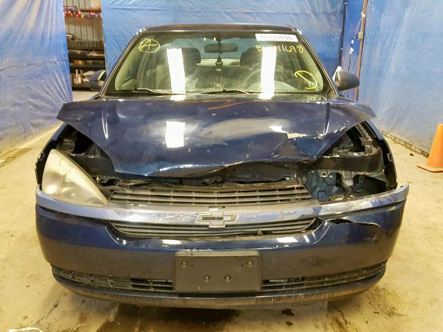 1G1ZT52835F254295 - 2005 CHEVROLET MALIBU LS 蓝色 照片 9