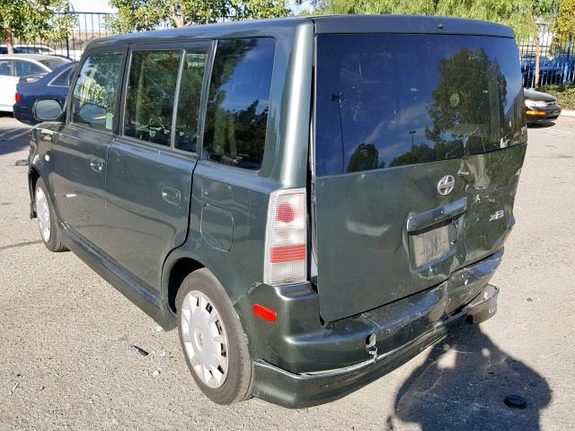 JTLKT324440156599 - 2004 TOYOTA SCION XB Жасыл фото 3