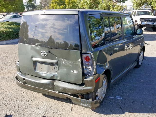 JTLKT324440156599 - 2004 TOYOTA SCION XB Жасыл фото 4