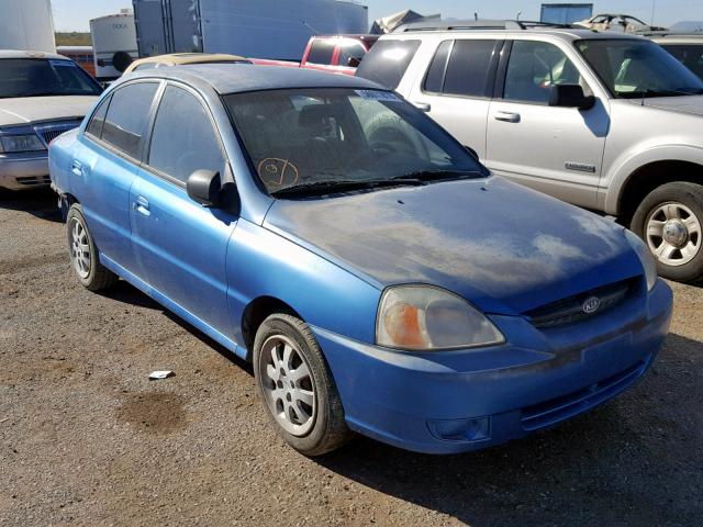 KNADC125746296206 - 2004 KIA RIO BLUE photo 1